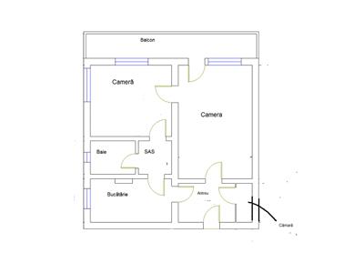 Apartament 2 camere Dambu confort 1 etaj 
4 din 10