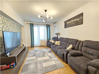 Tudor - apartament 3 camere 2 bai amenajat mobilat si utilat.